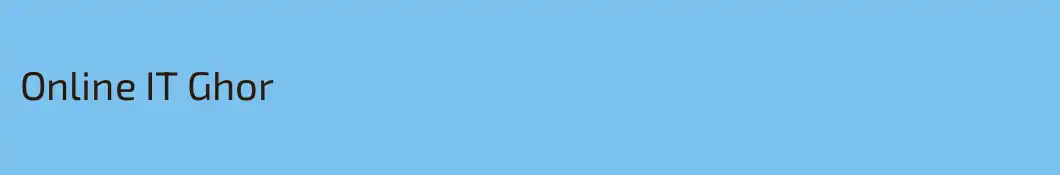 Online IT Ghor
